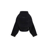 Balenciaga Black Cotton Denim Jacket