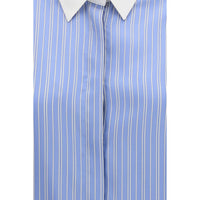 Tom Ford Blue Silk Dress Shirt