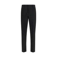 Fendi Black Mohair Dress Pants