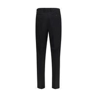 Fendi Black Mohair Dress Pants