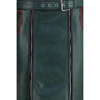 Marni Bicolor Calf Leather Bos Taurus Long Skirt
