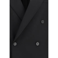 Fendi Black Wool Oves Aries Blazer