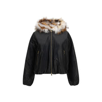 Moose Knuckles Black Lambskin Leather Jacket