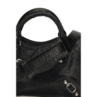 Balenciaga Black Lamb Ovis Aries Shoulder Bag