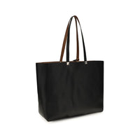 Valentino Garavani Black Calf Leather Bos Taurus Shoulder Bag