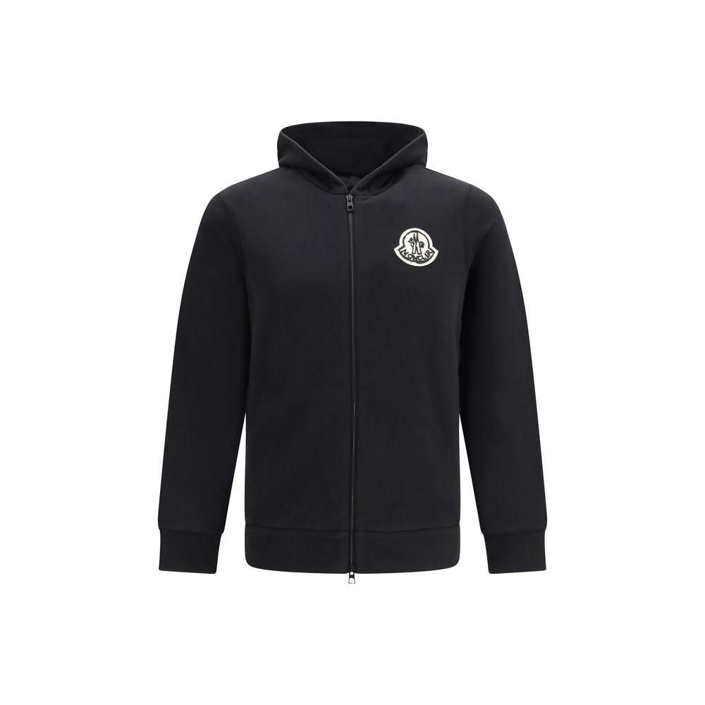 Moncler Black Cotton Sweatshirt