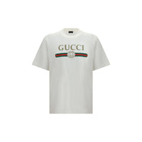 Gucci White Cotton T-Shirt