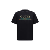 Gucci Black Cotton T-Shirt