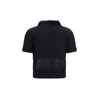 Alexander McQueen Black Viscose T-Shirt