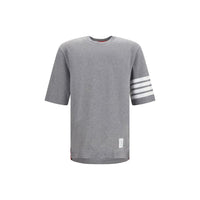 Thom Browne Gray Cotton T-Shirt