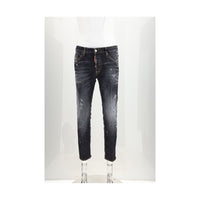 Dsquared² Black Cotton Skinny Jeans