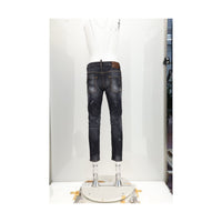 Dsquared² Black Cotton Skinny Jeans