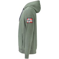 Norway 1963 Green Polyester Men's Sweatshirt with Hood