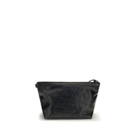 Balenciaga Black Calf Leather Bos Taurus Clutch Bag