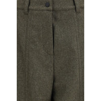 Moncler Grenoble Bicolor Wool Oves Aries Casual Pants