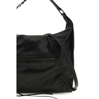 Balenciaga Black Lamb Ovis Aries Shoulder Bag