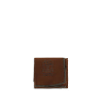 Brunello Cucinelli Brown Silk Pocket Square