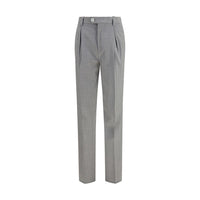 Brunello Cucinelli Gray Wool Oves Aries Dress Pants