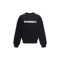 Palm Angels Black Cotton Sweatshirt