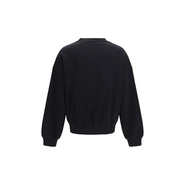 Palm Angels Black Cotton Sweatshirt