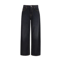 Palm Angels Black Cotton Jeans Denim