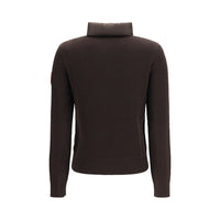 Canada Goose Brown Wool Oves Aries Full-Length Jacket