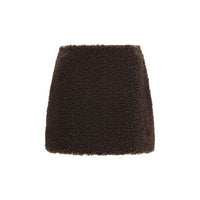 Moncler Brown Polyester Mini Skirt