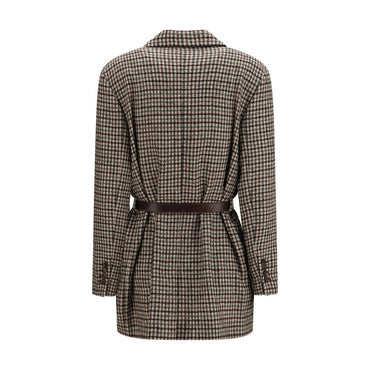 Brunello Cucinelli Beige Mohair Blazer