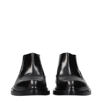 Jil Sander Black Leather Ankle Boots