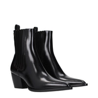 Christian Dior Black Leather Ankle Boots