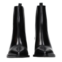 Christian Dior Black Leather Ankle Boots