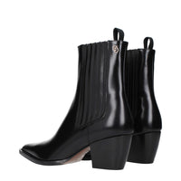 Christian Dior Black Leather Ankle Boots