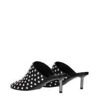 Jil Sander Black Leather Mules