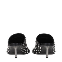 Jil Sander Black Leather Mules