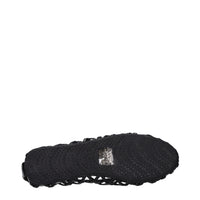 Alaïa Black Leather Ballet Flats