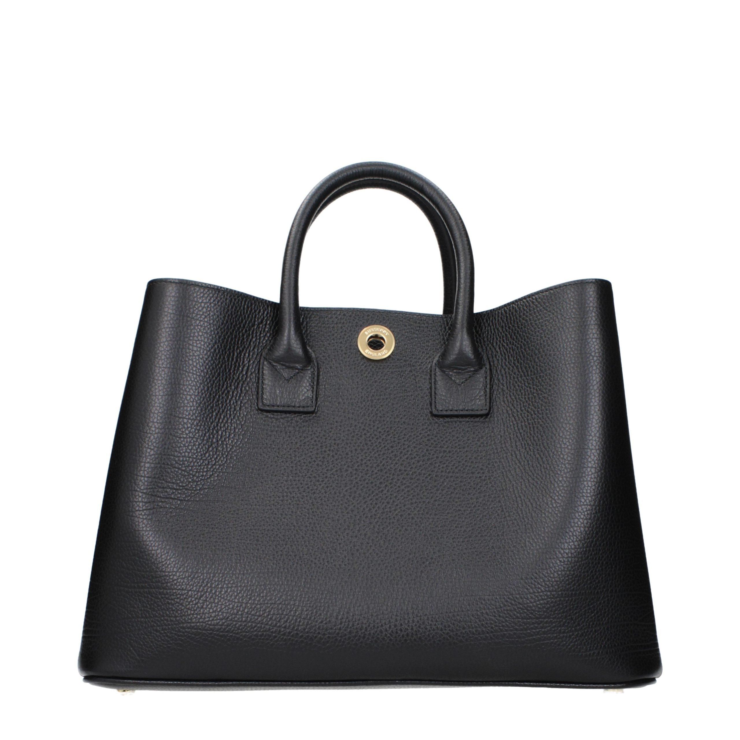 Burberry Black Leather Handbag