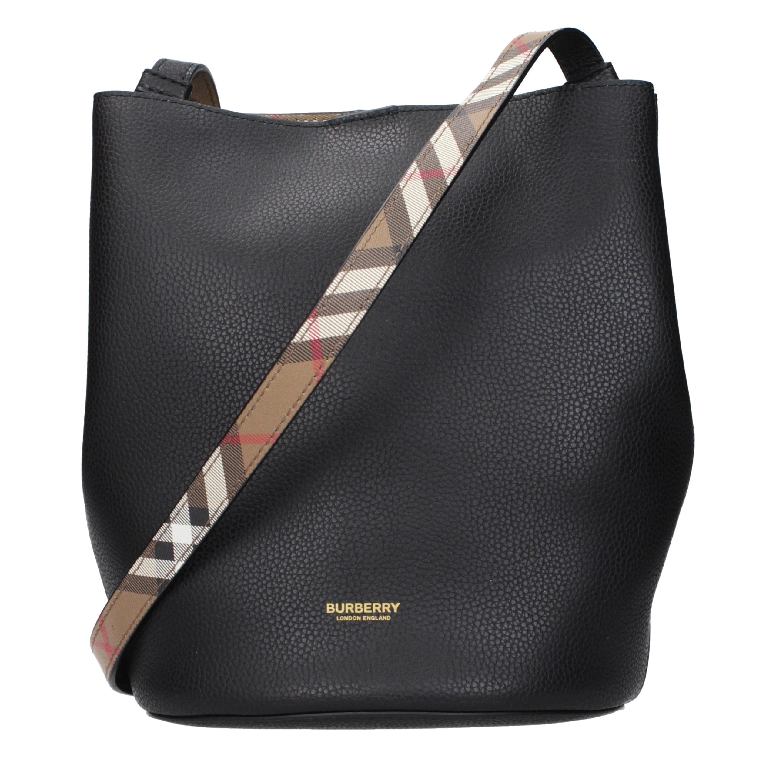 Burberry Black Leather Crossbody Bag
