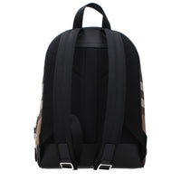 Burberry Beige Fabric Backpack