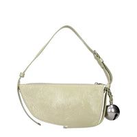 Burberry Green Leather Shoulder Bag