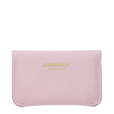 Burberry Pink Leather Cardholder