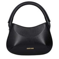 Roberto Cavalli Black Leather Handbag