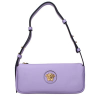 Versace Purple Leather Shoulder Bag