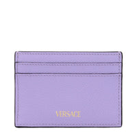 Versace Purple Leather Cardholder