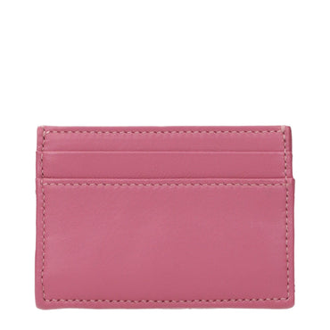 Versace Pink Leather Cardholder