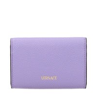 Versace Purple Leather Wallet