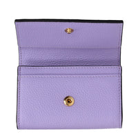 Versace Purple Leather Wallet