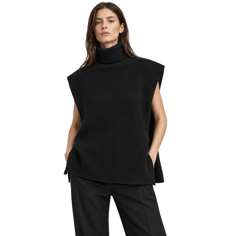 Max Mara Black Cashmere Waistcoat