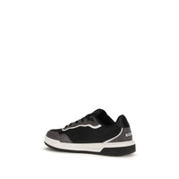 Palm Angels Black Calf Leather Bos Taurus Low Top Sneakers
