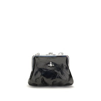 Vivienne Westwood Black Calf Leather Bos Taurus Wallet