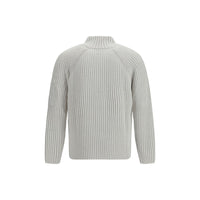 C.P. Company White Polyamide Cardigan